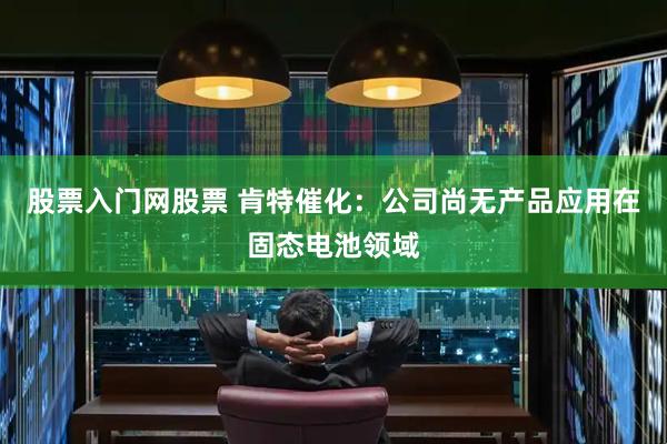 股票入门网股票 肯特催化：公司尚无产品应用在固态电池领域